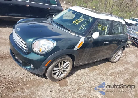 2013 Mini Countryman Cooper from USA, damaged, VIN WMWZB3C5XDWM09777
